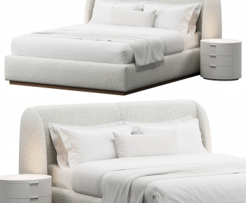 Modern Double Bed-ID:732191094