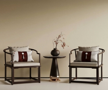 New Chinese Style Lounge Chair-ID:385035043