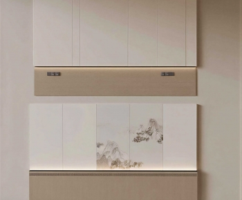 New Chinese Style TV Wall-ID:568340067