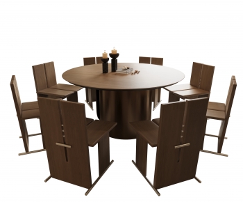 Modern Dining Table And Chairs-ID:253639942