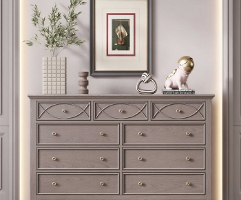 American Style Entrance Cabinet-ID:364207037