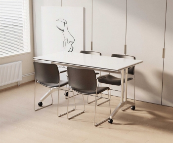 Modern Dining Table And Chairs-ID:195190911