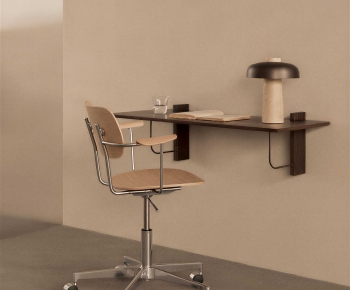 Modern Computer Desk And Chair-ID:990662107