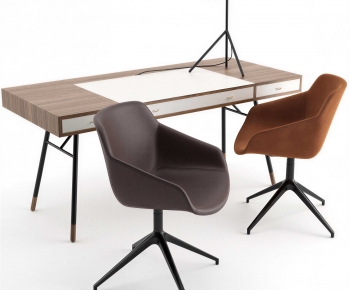 Modern Computer Desk And Chair-ID:492727991