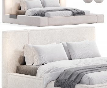 Modern Double Bed-ID:756791115