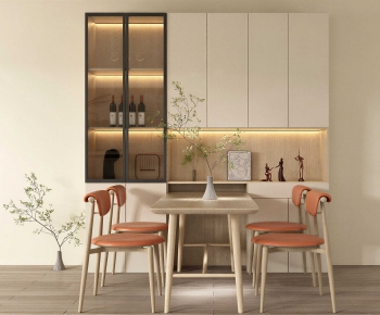 Modern Dining Table And Chairs-ID:601999874
