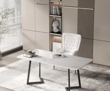 Modern Office Desk And Chair-ID:869066006