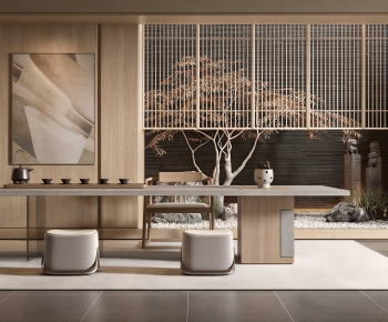 New Chinese Style Tea Tables And Chairs-ID:245719915