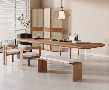 Japanese Style Tea Tables And Chairs-ID:231942898