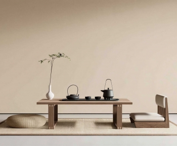 Japanese Style Tea Tables And Chairs-ID:191180774