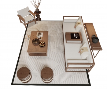 New Chinese Style Sofa Combination-ID:603107931