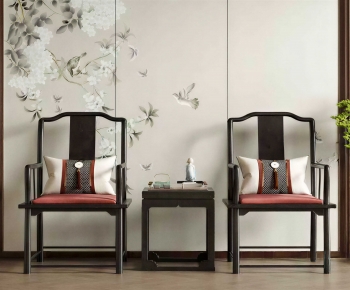 New Chinese Style Lounge Chair-ID:660939939