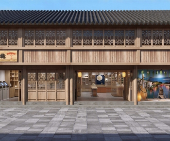 New Chinese Style Commercial Street-ID:241038084