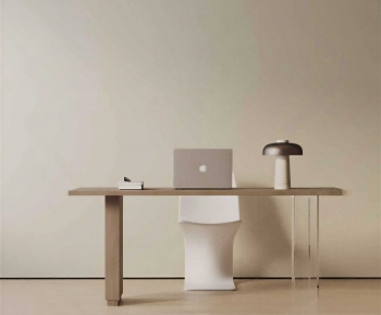 Modern Computer Desk And Chair-ID:559345965