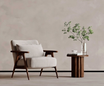 Wabi-sabi Style Lounge Chair-ID:962137947