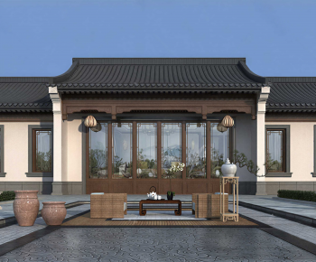 New Chinese Style Courtyard/landscape-ID:166668938