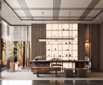 New Chinese Style Tea House-ID:210980899