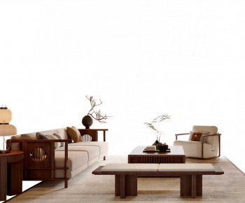 New Chinese Style Sofa Combination-ID:922568081