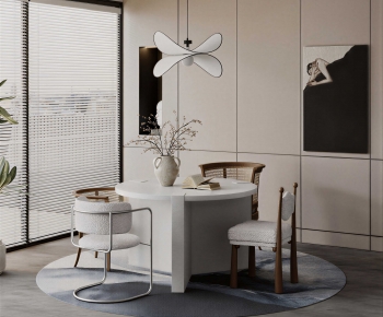 Modern Dining Table And Chairs-ID:980706937