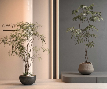 Modern Ground Green Plant Potted Plants-ID:740581041