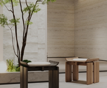 Wabi-sabi Style Stool-ID:114408975