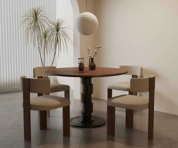French Style Dining Table And Chairs-ID:172707088