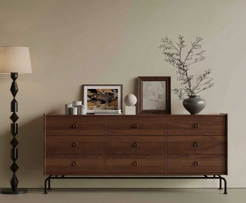 Wabi-sabi Style Entrance Cabinet-ID:674800914