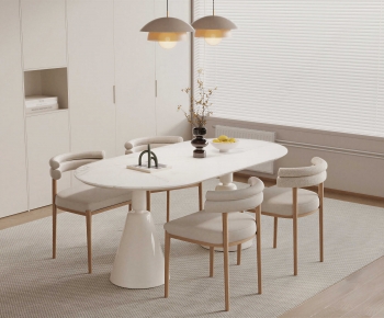 Modern Dining Table And Chairs-ID:298901082