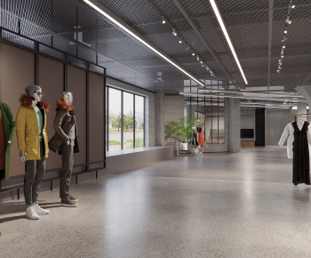 Industrial Style Clothing Store-ID:115745078