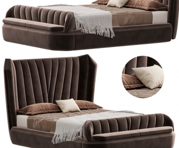 Modern Double Bed-ID:633848919