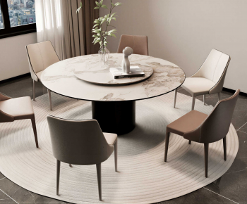 Modern Dining Table And Chairs-ID:720794924
