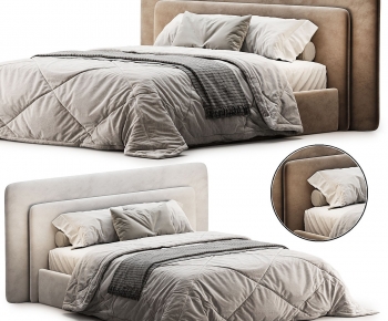 Modern Double Bed-ID:864139088
