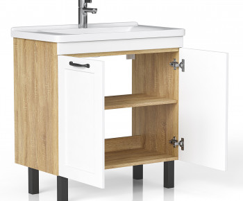 Nordic Style Bathroom Cabinet-ID:672238114