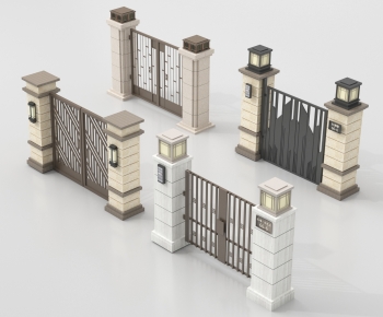 New Chinese Style Gate-ID:468801021