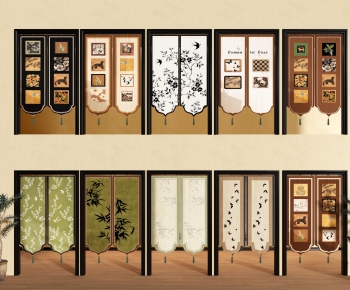 French Style Door Curtain-ID:852011929