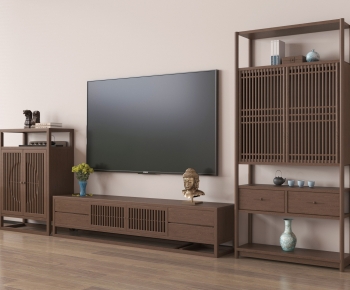 New Chinese Style TV Cabinet-ID:282241115