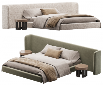 Modern Double Bed-ID:233016974