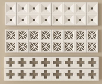 French Style Cement Brick Screen Partition-ID:708570966