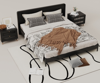 French Style Double Bed-ID:643528947