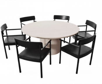 Modern Dining Table And Chairs-ID:753377917