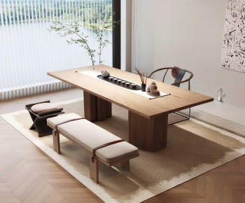 New Chinese Style Tea Tables And Chairs-ID:926604999