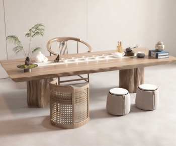 New Chinese Style Tea Tables And Chairs-ID:355539387