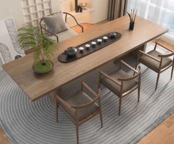 New Chinese Style Tea Tables And Chairs-ID:804584032