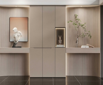 Modern Entrance Cabinet-ID:100889249