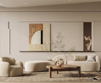 Modern A Living Room-ID:495244031