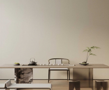 New Chinese Style Tea Tables And Chairs-ID:392576933