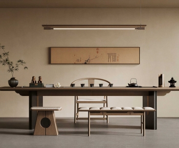 New Chinese Style Tea Tables And Chairs-ID:922074089