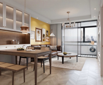 American Style A Living Room-ID:724889993