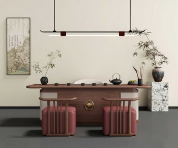 New Chinese Style Tea Tables And Chairs-ID:334539894