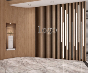 Modern Office Reception Desk-ID:785119063